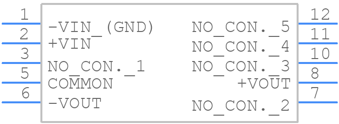 TES 1-0523V - Traco Power - PCB symbol