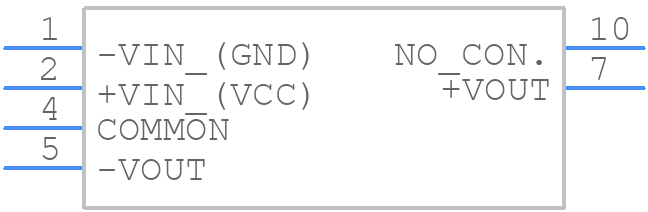 TES 2-1222H - Traco Power - PCB symbol