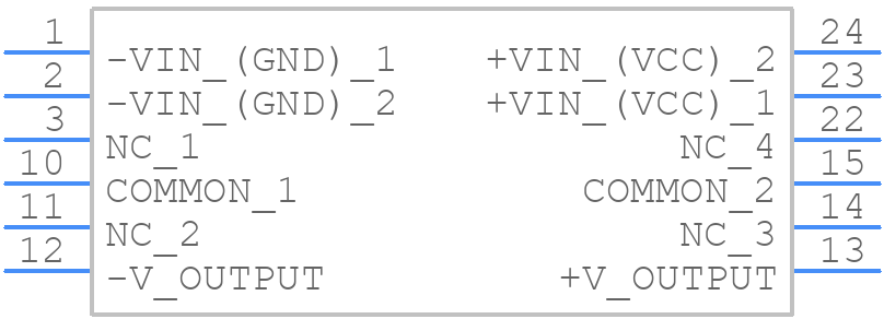 TES 3-2423WI - Traco Power - PCB symbol