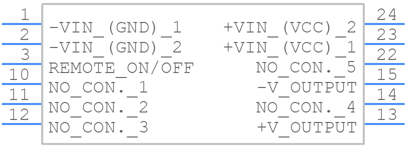TES 3-4811WI - Traco Power - PCB symbol