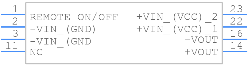 THD 10-2412WIN - Traco Power - PCB symbol