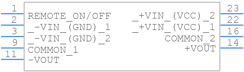 THD 10-2423N - Traco Power - PCB symbol