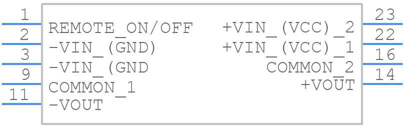 THD 10-4822N - Traco Power - PCB symbol