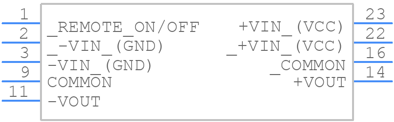 THD 10-4822WIN - Traco Power - PCB symbol