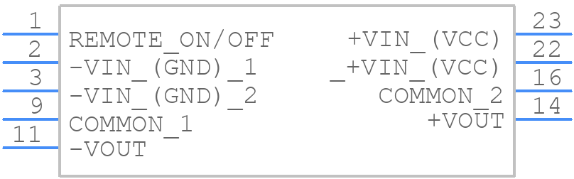 THD 10-4823WIN - Traco Power - PCB symbol