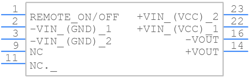 THD 15-1210N - Traco Power - PCB symbol