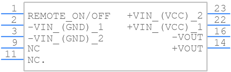 THD 15-1211N - Traco Power - PCB symbol