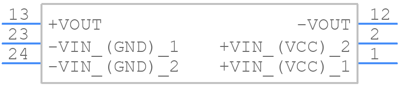 THI 1212 - Traco Power - PCB symbol