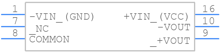 THI 2-2423M - Traco Power - PCB symbol