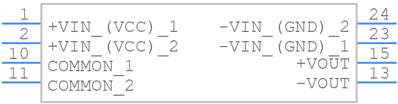 THI 3-0522 - Traco Power - PCB symbol