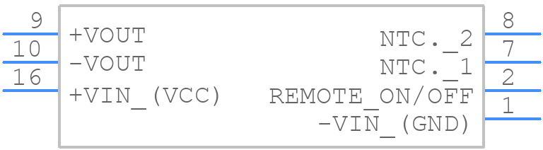 THL 3-2411WI - Traco Power - PCB symbol