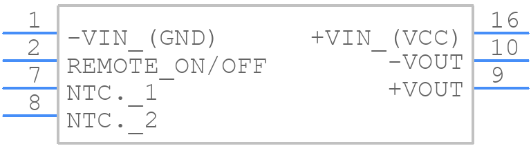 THL 3-2421WI - Traco Power - PCB symbol