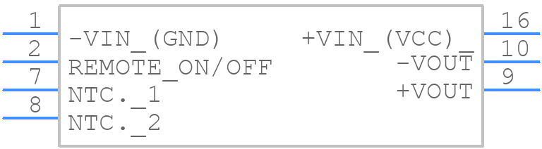 THL 3-4813WI - Traco Power - PCB symbol