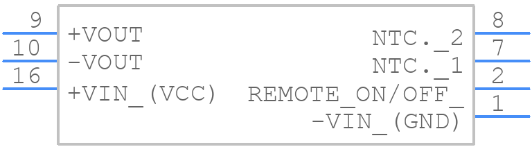 THL 3-4815WI - Traco Power - PCB symbol
