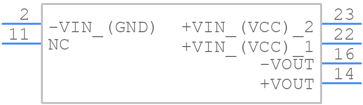 THM 3-2412WI - Traco Power - PCB symbol