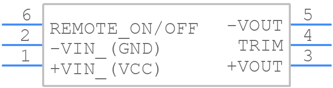 THN 20-4810WI - Traco Power - PCB symbol