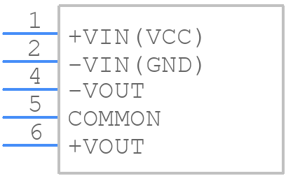 TMH2412D - Traco Power - PCB symbol