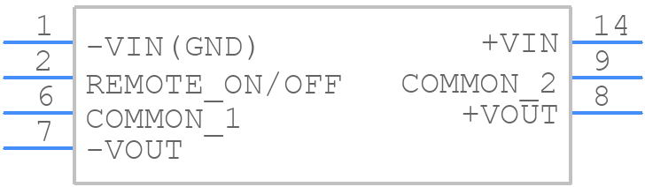 TMR 1-0523SM - Traco Power - PCB symbol
