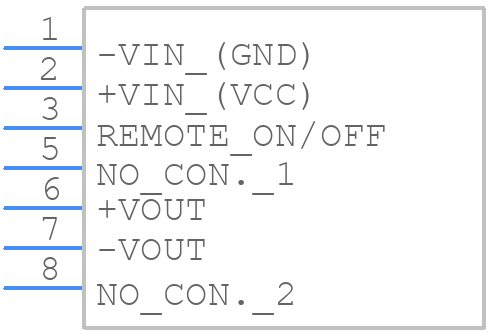 TMR 2-1210E - Traco Power - PCB symbol