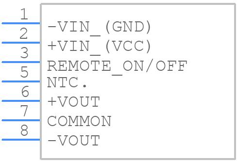 TMR 3-1222E - Traco Power - PCB symbol