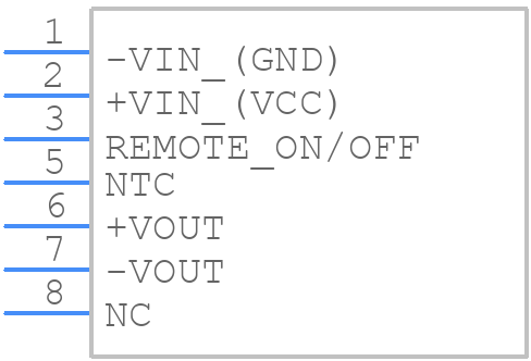 TMR 6-2410 - Traco Power - PCB symbol