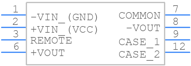 TMR 9-4821 - Traco Power - PCB symbol