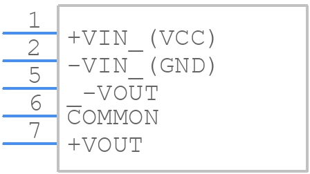 TMV 2-1209DHI - Traco Power - PCB symbol