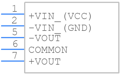 TMV 2405DHI - Traco Power - PCB symbol