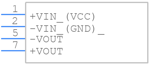 TMV 2405S - Traco Power - PCB symbol