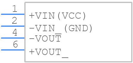 TRA 1-2412 - Traco Power - PCB symbol