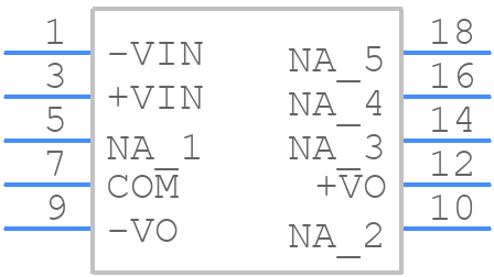 TSM 0515D - Traco Power - PCB symbol