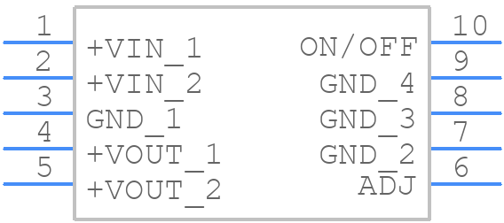 TSR 0.5-24120SM - Traco Power - PCB symbol