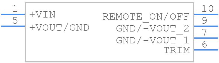 TSRN 1-24150SM - Traco Power - PCB symbol
