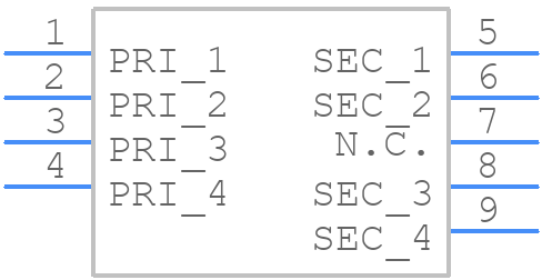 AVB2.3/2/15 - BLOCK - PCB symbol