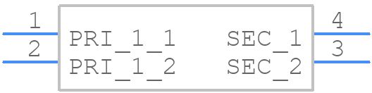 VB 0,35/1/24 - BLOCK - PCB symbol