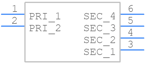 VB 1.0/2/12 - BLOCK - PCB symbol