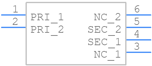 VC 3,2/1/6 - BLOCK - PCB symbol