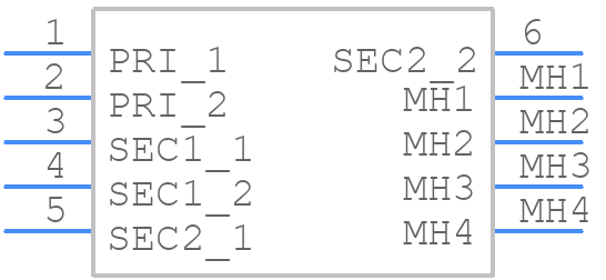 VCM 36/2/12 - BLOCK - PCB symbol