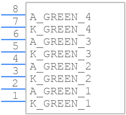 550-1307-004F - Dialight - PCB symbol