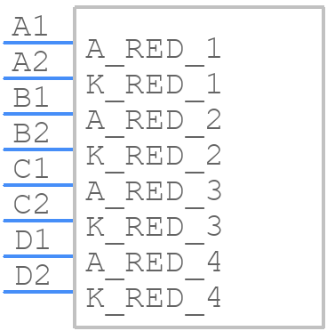 550-2407-004F - Dialight - PCB symbol