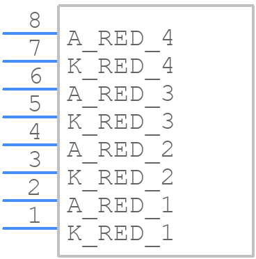 551-1107-004F - Dialight - PCB symbol