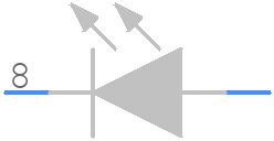 551-1307-004F - Dialight - PCB symbol