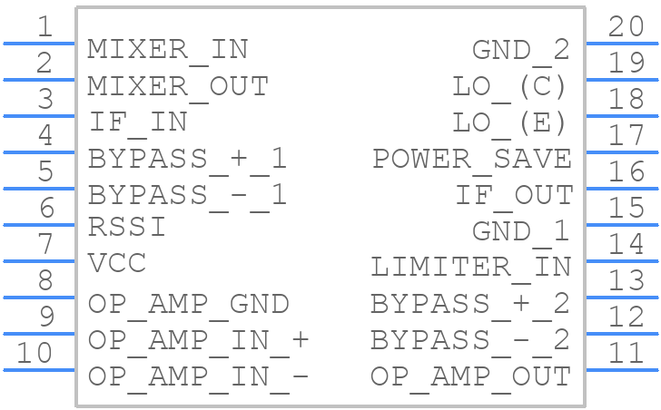 UPC8116GR - Renesas Electronics - PCB symbol