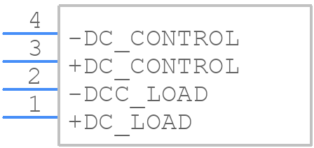 CMX100D6 - CRYDOM - PCB symbol