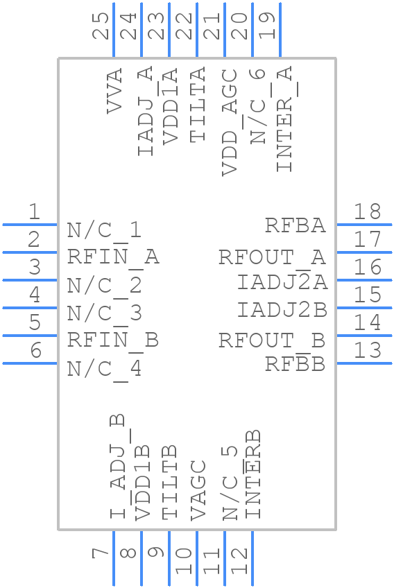 MAAM-010333-TR3000 - MACOM - PCB symbol
