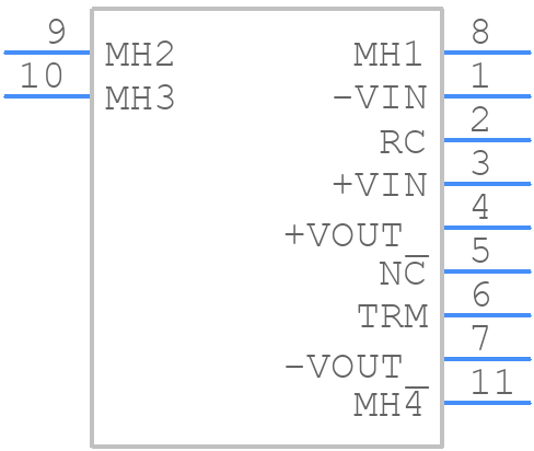 SUTS30505 - Cosel - PCB symbol