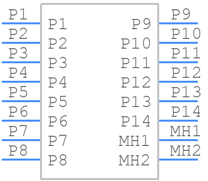 2-2301994-3 - TE Connectivity - PCB symbol