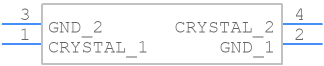 H130B-16.000-18-3030-EXT - RALTRON - PCB symbol