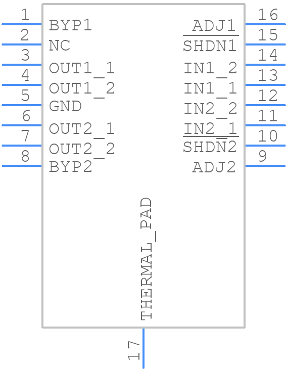 LT3029IMSE#PBF - Analog Devices - PCB symbol