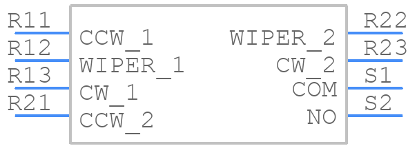 RK0971214Z06 - ALPS Electric - PCB symbol